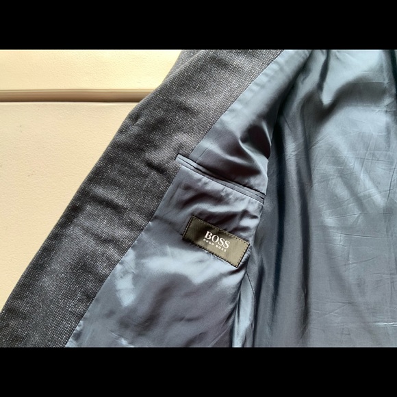 Hugo Boss Men's Cashmere Silk Blue Blazer SZ 50 - Picture 5 of 8